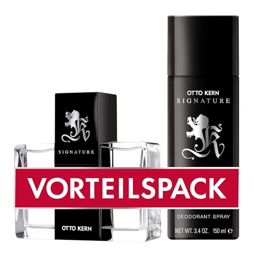 Otto Kern® Signature Men | Vorteilspack: Eau de Toilette und Deo für einen souveränen, eleganten und klassischen Auftritt | Otto Kern Eau de Toilette 50ml & Deo 150ml von Ultimate Black