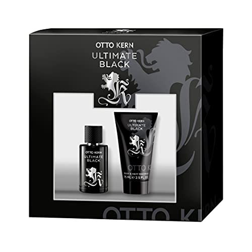 Otto Kern® Ultimate Black | Duo Set - elegant-orientalisch, männlicher Duft für erfolgreiche und selbstsichere Männer | EDT 30ml Natural Spray + Duschgel 75ml von Ultimate Black