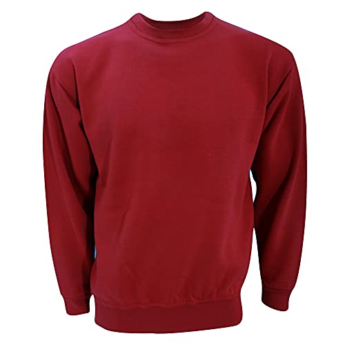 Ultimate Clothing Collection UCC 50/50 Sweatshirt mit Rundhalsausschnitt, einfarbig, für Herren, UTBC1192, Mehrfarbig, UTBC1192 XXL von Ultimate Clothing Collection