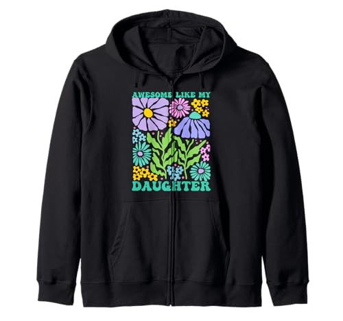 Fantastisch wie Meine Töchter Lustiger Mutter-Vatertag Mama Papa Kapuzenjacke Fantastisch wie Meine Töchter Lustiger Mutter-Vatertag Mama Papa Kapuzenjacke von Ultimate Designs for Dad Father Papa Daddy