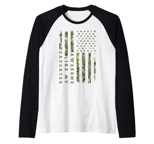 Fantastisch wie Meine Töchter Lustiger Mutter-Vatertag Mama Papa Raglan von Ultimate Designs for Dad Father Papa Daddy