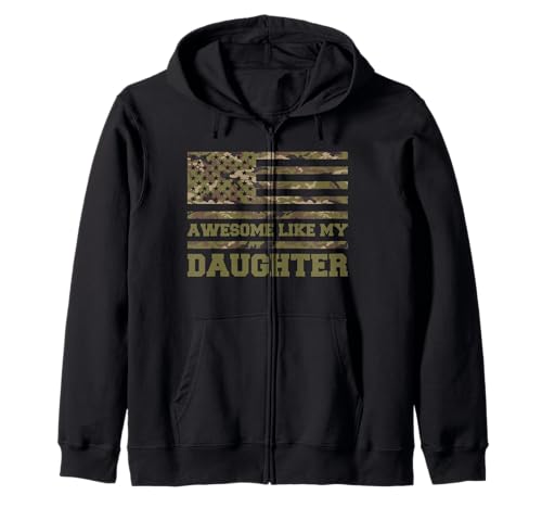 Fantastisch wie meine Töchter Lustiger Mutter-Vatertag Mama Papa Kapuzenjacke von Ultimate Designs for Dad Father Papa Daddy