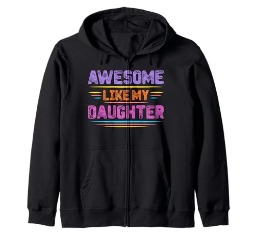 Fantastisch wie meine Töchter Lustiger Mutter-Vatertag Mama Papa Kapuzenjacke von Ultimate Designs for Dad Father Papa Daddy