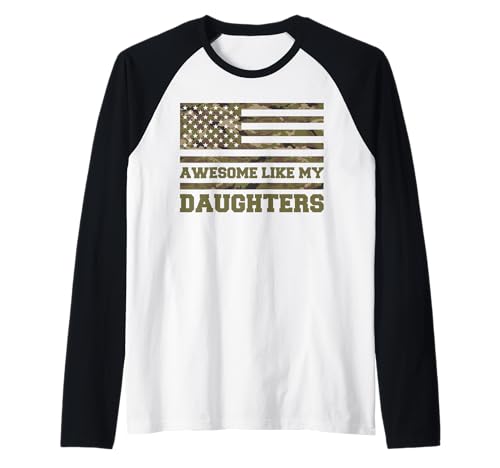 Fantastisch wie meine Töchter Lustiger Mutter-Vatertag Mama Papa Raglan Fantastisch wie meine Töchter Lustiger Mutter-Vatertag Mama Papa Raglan von Ultimate Designs for Dad Father Papa Daddy