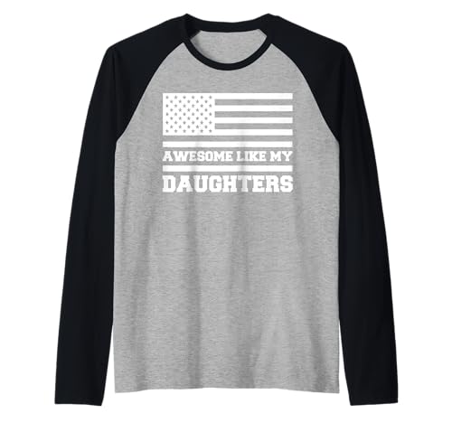 Fantastisch wie meine Töchter Lustiger Mutter-Vatertag Mama Papa Raglan Fantastisch wie meine Töchter Lustiger Mutter-Vatertag Mama Papa Raglan von Ultimate Designs for Dad Father Papa Daddy