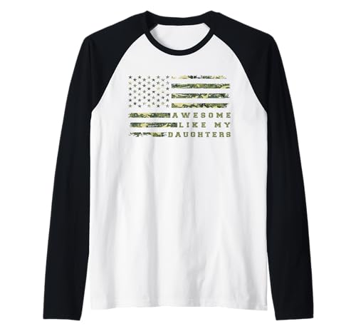 Fantastisch wie meine Töchter Lustiger Mutter-Vatertag Mama Papa Raglan Fantastisch wie meine Töchter Lustiger Mutter-Vatertag Mama Papa Raglan von Ultimate Designs for Dad Father Papa Daddy