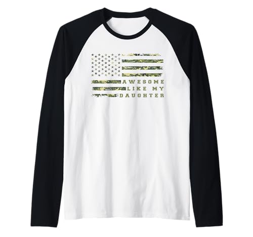 Fantastisch wie meine Töchter Lustiger Mutter-Vatertag Mama Papa Raglan Fantastisch wie meine Töchter Lustiger Mutter-Vatertag Mama Papa Raglan von Ultimate Designs for Dad Father Papa Daddy