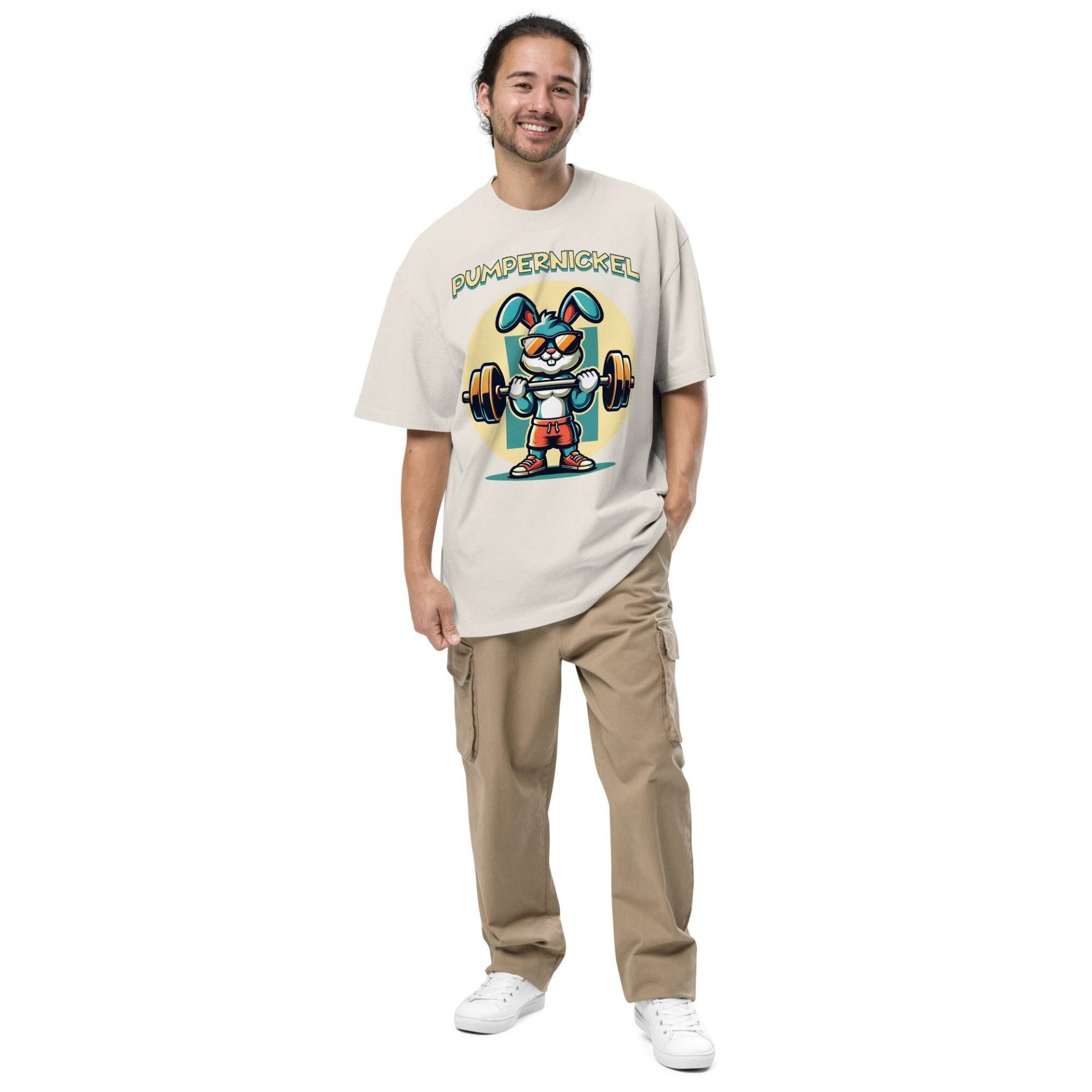 Pumpernickel T-Shirt | Oversized Mit Verwaschenem Look Gym Shirt Unisex Pumpernickel T-Shirt | Oversized Mit Verwaschenem Look Gym Shirt Unisex von UltimateRabbit