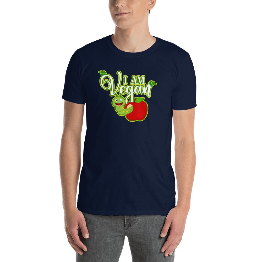 Apfel Und Wurm Vegetarisch Vegan Kein Fleisch von UltimateShirtShop