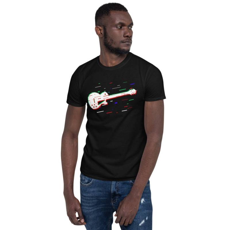 E-Gitarre Glitch Shirt von UltimateShirtShop