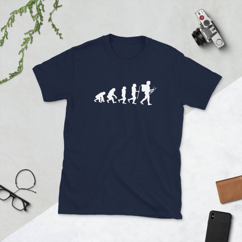 Evolution Von Geocacher - Kurzarm Unisex T-Shirt von UltimateShirtShop