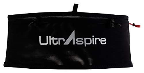UltrAspire Taillengürtel Race Belt 2.0 – leicht, strapazierfähig und in 5 Größen für eine perfekte Passform (Schwarz, Größe XL (Taillenumfang 86,4 cm - 91,4 cm) von Ultraspire