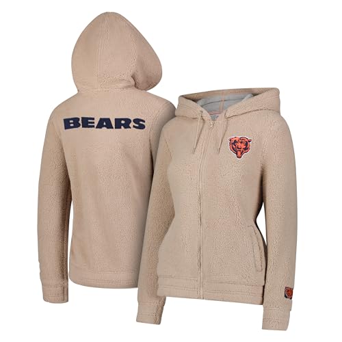 Ultra Game Damen NFL Offizielle Super Soft Sherpa Full Zip Hoodie Sweatshirt Jacke von Ultra Game