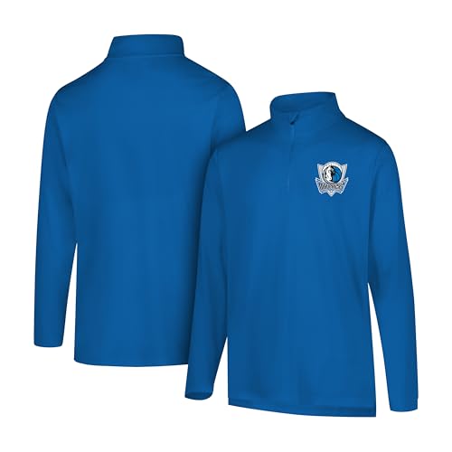 Ultra Game Herren Langärmeliges T Viertelreißverschluss NBA Quarter Zip Poly Knit Langarm Shirt, Teamfarbe, S von Ultra Game