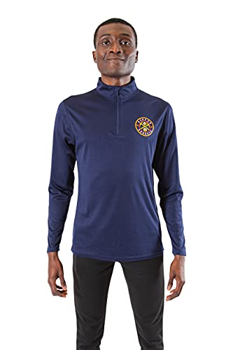 Ultra Game Herren NBA Quarter Zip Poly Knit Langarm Shirt, Teamfarbe, S von Ultra Game