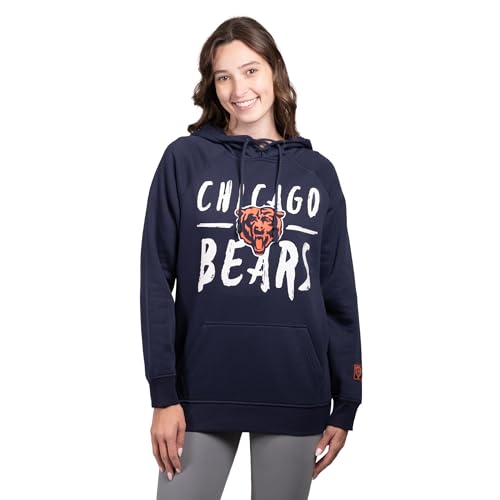 Ultra Game NFL Official Super Soft Tie Neck Hoodie Sweatshirt für Damen von Ultra Game