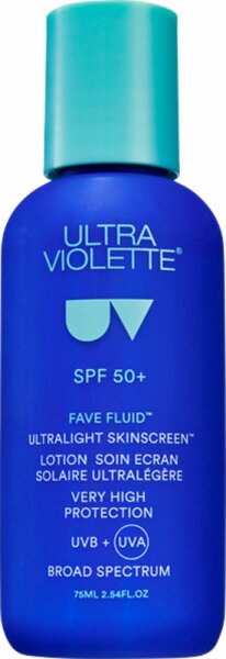 Ultra Violette Fave Fluid SPF50+ Lightweight Fragrance-Free Skinscreen 75 ml Ultra Violette Fave Fluid SPF50+ Lightweight Fragrance-Free Skinscreen 75 ml von Ultra Violette