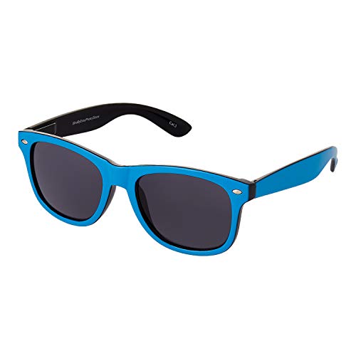 Ultra Adult Blue Dawn Sonnenbrille mit dunklen Gläsern Unisex Retro 80er-Jahre Vintage-Stil Coole Sonnenbrille, Männer Frauen Können klassische Sonnenbrillen, Herren-Sonnenbrillen Damen UV400 von UltraByEasyPeasyStore