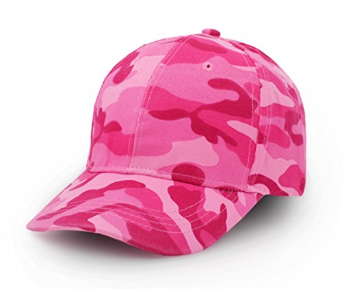 UltraKey Baseballkappen, Militär-Camouflage-Kappen, Schirmmützen, können für Outdoor-Aktivitäten wie Angeln, Camping und Jagd verwendet Werden , Verstellbare, Rosa von UltraKey