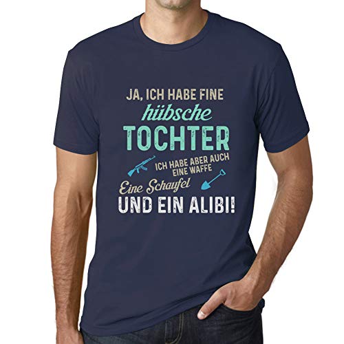 Herren Grafik T-Shirt Ich Habe Eine Hübsche Tochter Öko-Verantwortlich Vintage Jahrgang Kurzarm Lustige Druck Geburtstag Geschenk Mann Französische Marine L Herren Grafik T-Shirt Ich Habe Eine Hübsche Tochter Öko-Verantwortlich Vintage Jahrgang Kurzarm Lustige Druck Geburtstag Geschenk Mann Französische Marine L von Ultrabasic