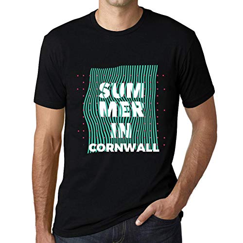 Herren Grafik T-Shirt Sommer in Cornwall – Summer In Cornwall – Öko-Verantwortlich Vintage Jahrgang Kurzarm Lustige Druck Geburtstag Geschenk Mann Dunkelschwarz 3XL Herren Grafik T-Shirt Sommer in Cornwall – Summer In Cornwall – Öko-Verantwortlich Vintage Jahrgang Kurzarm Lustige Druck Geburtstag Geschenk Mann Dunkelschwarz 3XL von Ultrabasic