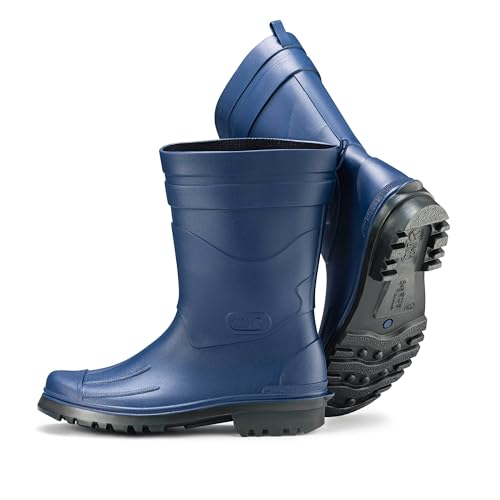 Ultrapower Fjordvik Vandrare - Herren Gummistiefel l Gartenstiefel | Matschstiefel | Festivalstiefel l 40-48, Farbe:Dunkelblau/Schwarz, Gr.:40 / UK 6.5 von Ultrapower