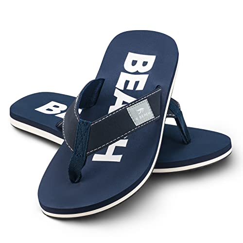 Ultrapower Flip-On Zehentrenner | Flip Flops | Badelatschen | Strandschuhe | Duschlatschen | Zehenstegpantolette | Freizeit | Bad | Sauna Schuhe | Sandalen | ZT1, | :D.Blau/Weiß, Größe:37 / UK 4 von Ultrapower