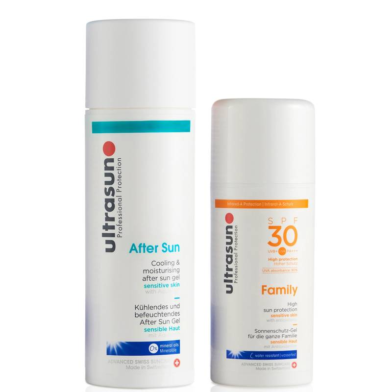 Ultrasun Family LSF 30 - Super Sensitive (100 ml) und Ultrasun Aftersun von Ultrasun