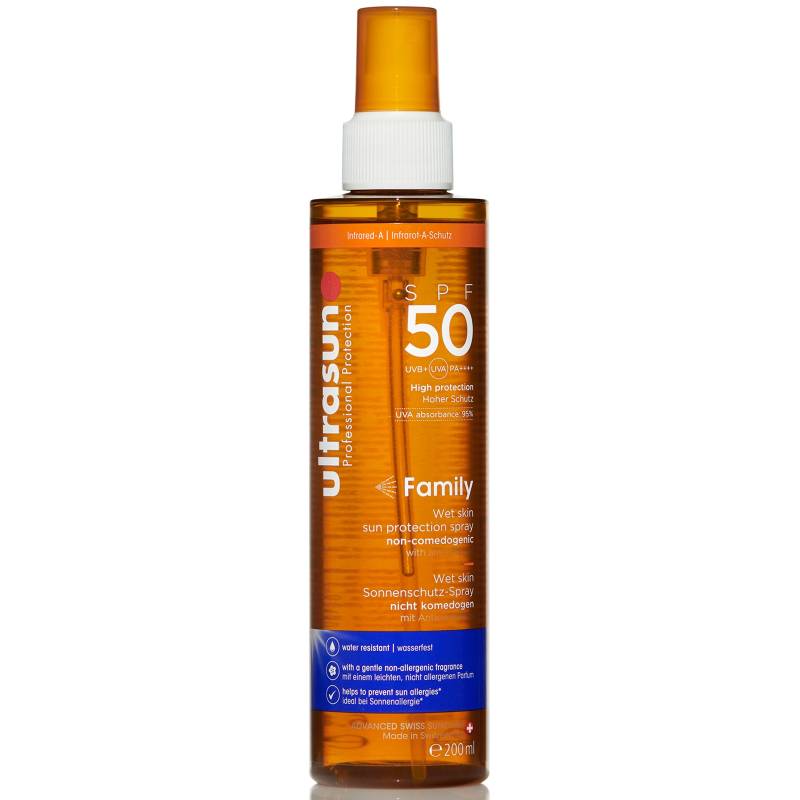 Ultrasun Family Wet Skin Spray SPF50 200ml von Ultrasun