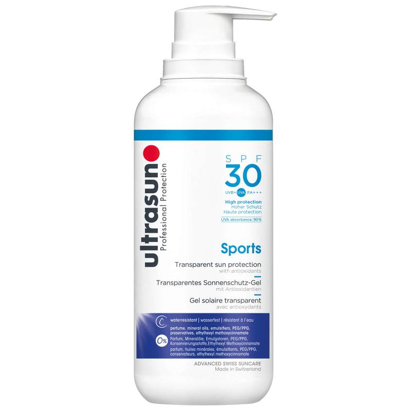Ultrasun Transparent Sun Protection Sports Gel SPF30 400 ml von Ultrasun