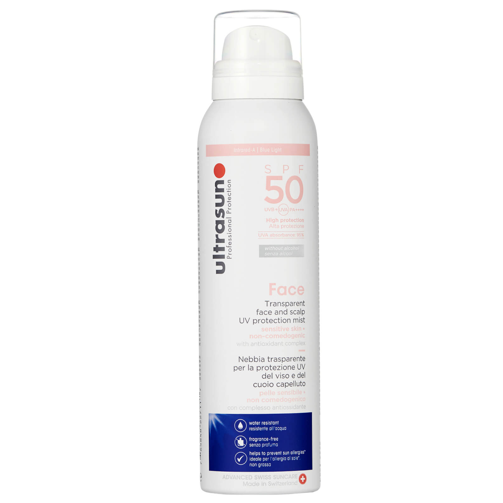 Ultrasun UV Gesichts- und Kopfhautspray LSF 50 150 ml von Ultrasun