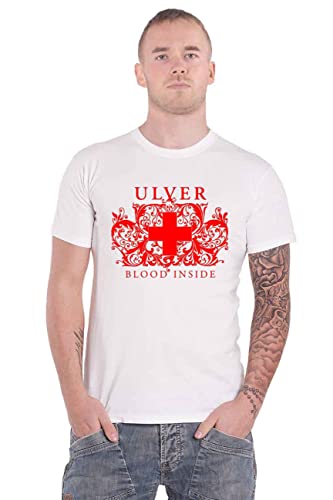 Ulver T Shirt Blood Inside Band Logo Nue offiziell Herren Weiß L Ulver T Shirt Blood Inside Band Logo Nue offiziell Herren Weiß L von Ulver