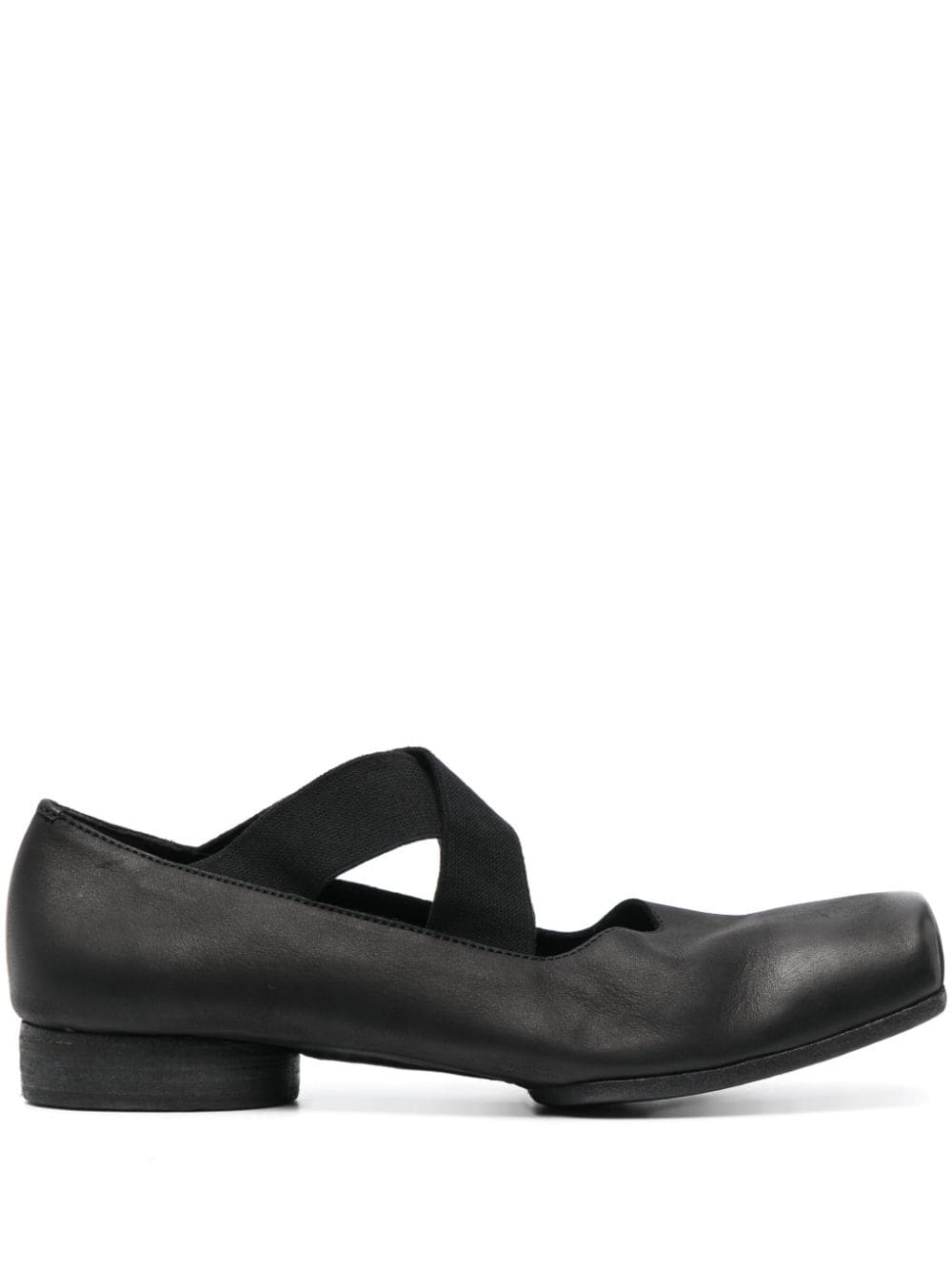 Uma Wang Ballerinas mit eckiger Kappe 23mm - Schwarz von Uma Wang