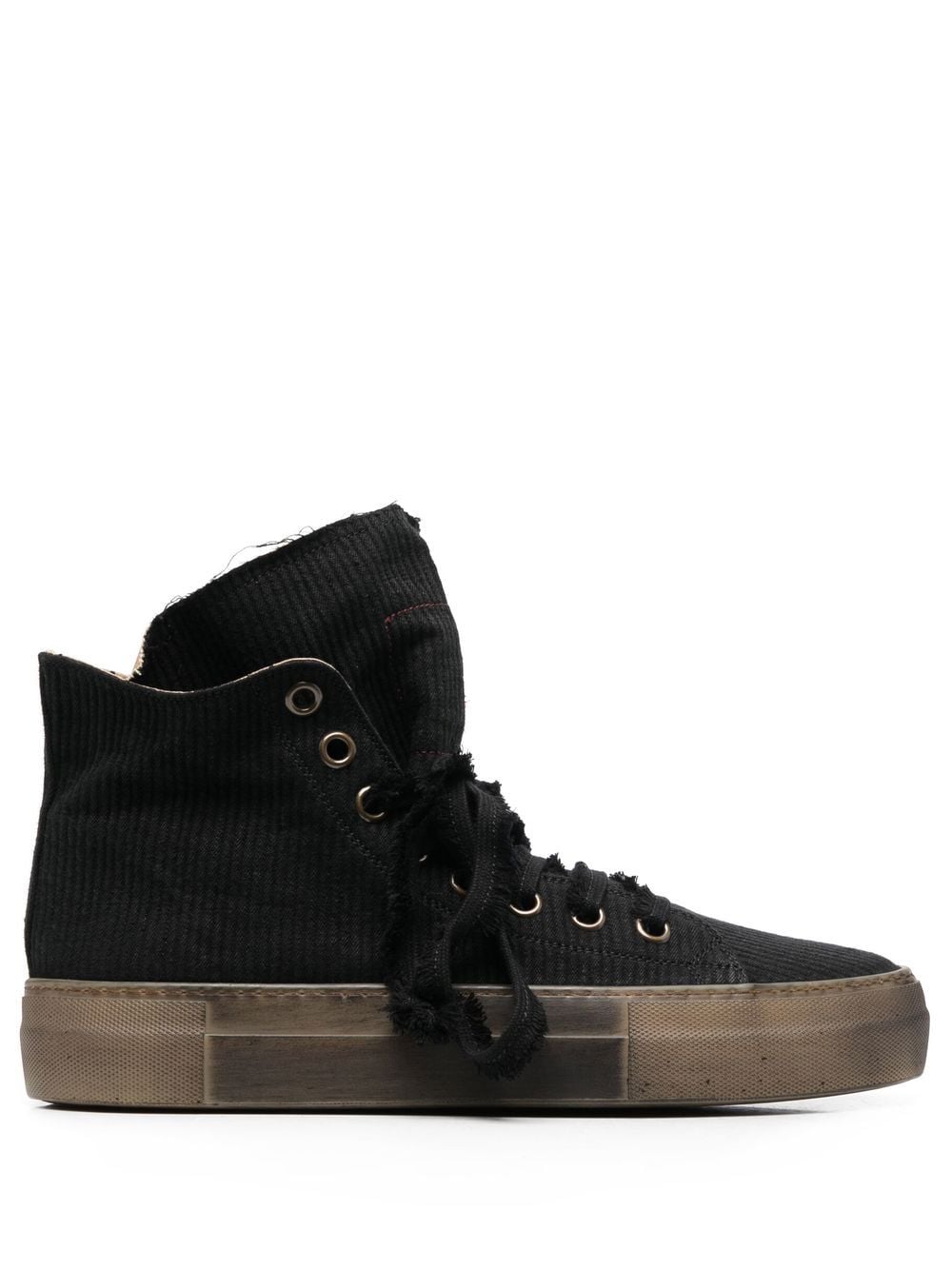 Uma Wang High-Top-Sneakers mit Plateau - Schwarz von Uma Wang