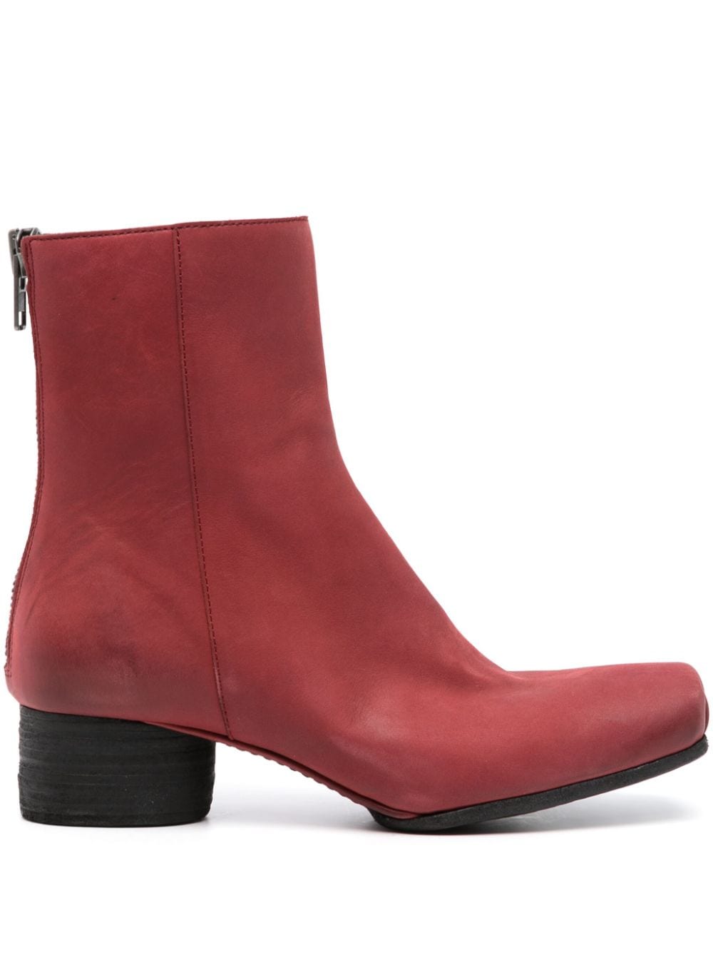 Uma Wang Stiefeletten mit eckiger Kappe 40mm - Rot von Uma Wang