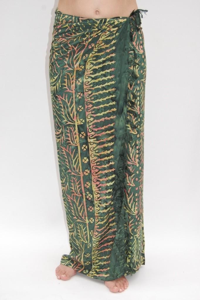 Premium Sarong + Gratis Sarongschnalle Und Anleitung, Pareo, Strandtuch, Wickelrock, Sari, Lungi, Bali Stil, Sommerrock, Sa 385-P von UmaEssentials