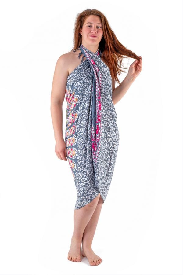 Sarong + Gratis Sarongschnalle Und Anleitung, Pareo, Wickeltuch, Sari, Lungi, Beachtowel, Wickelrock, Bali Stil, Sommerrock, Sa 009 Sarong + Gratis Sarongschnalle Und Anleitung, Pareo, Wickeltuch, Sari, Lungi, Beachtowel, Wickelrock, Bali Stil, Sommerrock, Sa 009 von UmaEssentials