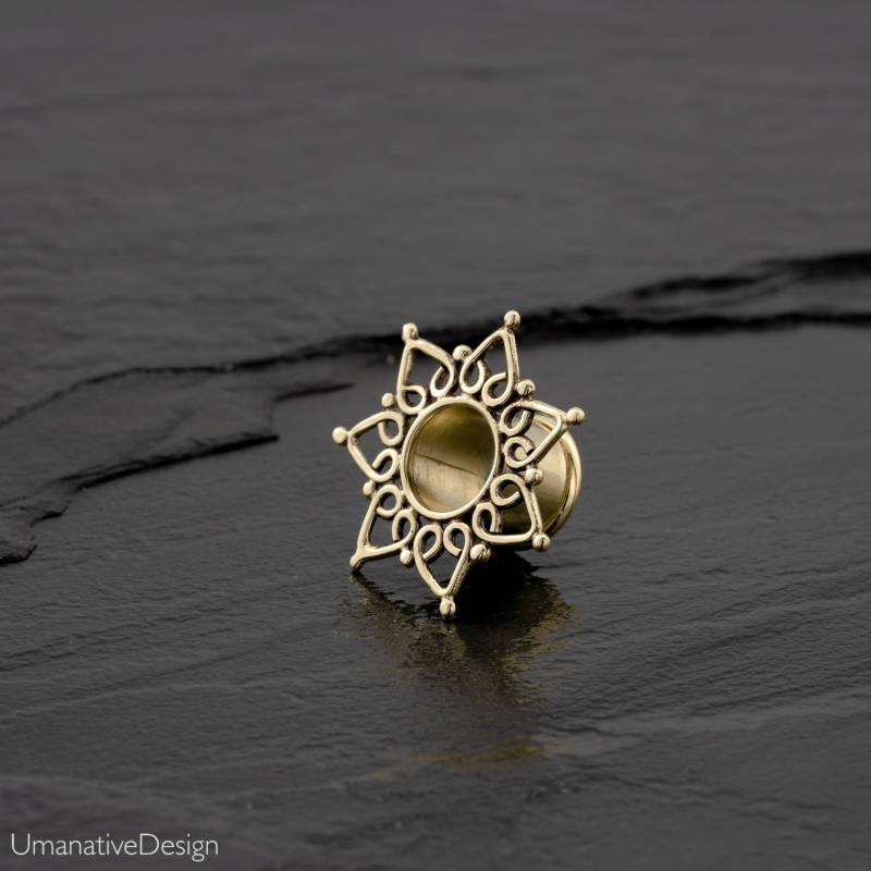 00 Gauges, 3/8" Ohr Plugs, Plugs Gauges 10mm von Umanativedesign