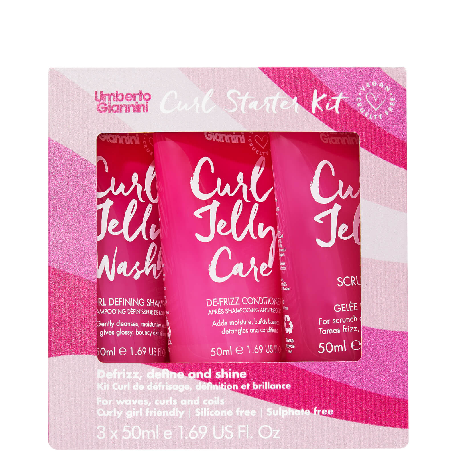 Umberto Giannini Curl Starter Kit 3 x 50ml von Umberto Giannini