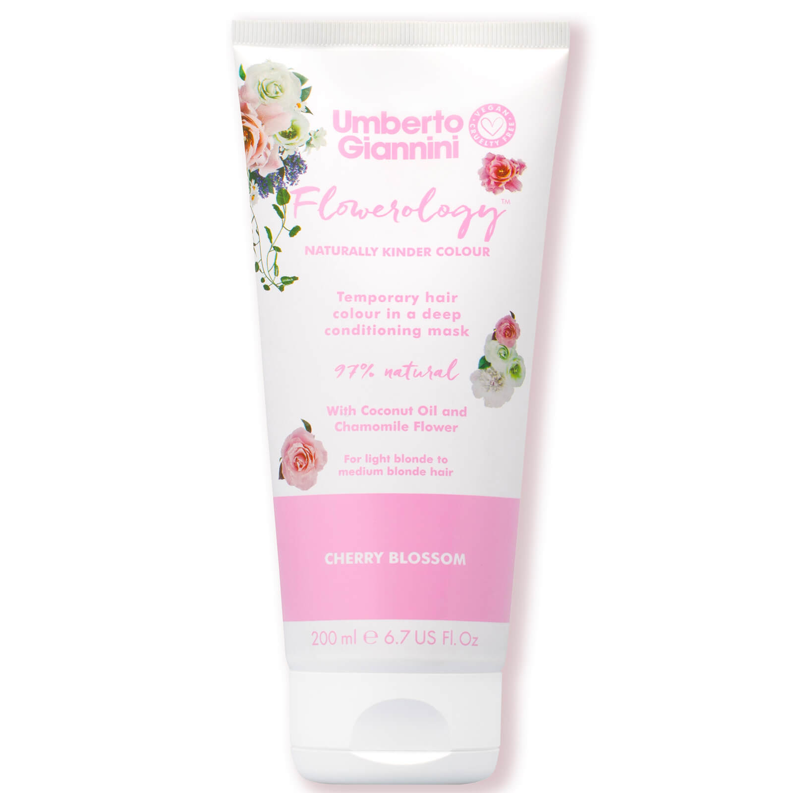 Umberto Giannini Flowerology Colour Mask - Cherry Blossom 195ml von Umberto Giannini