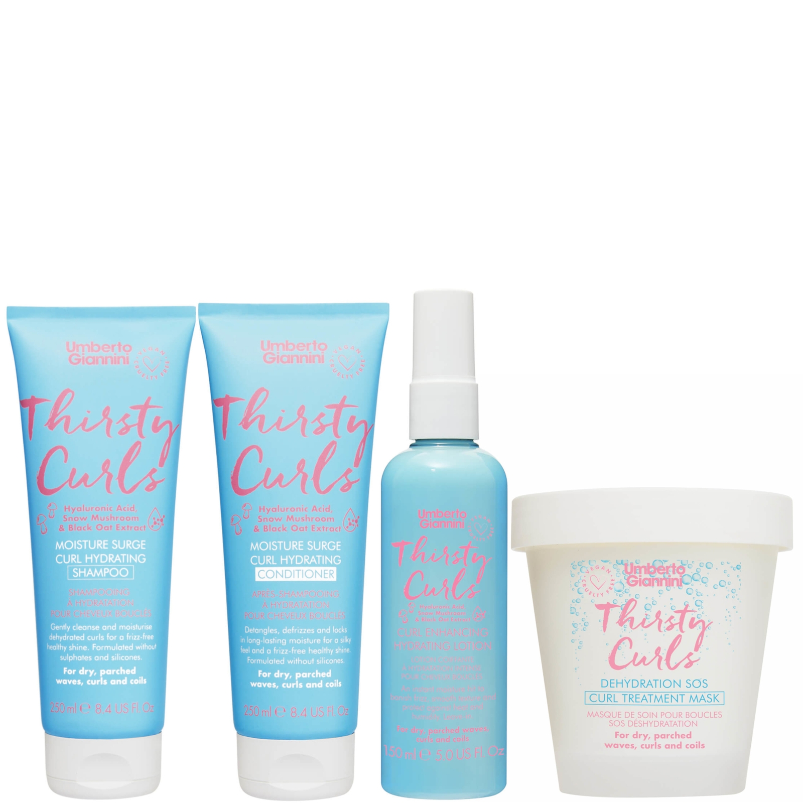 Umberto Giannini Thirsty Curls Hydration Bundle von Umberto Giannini