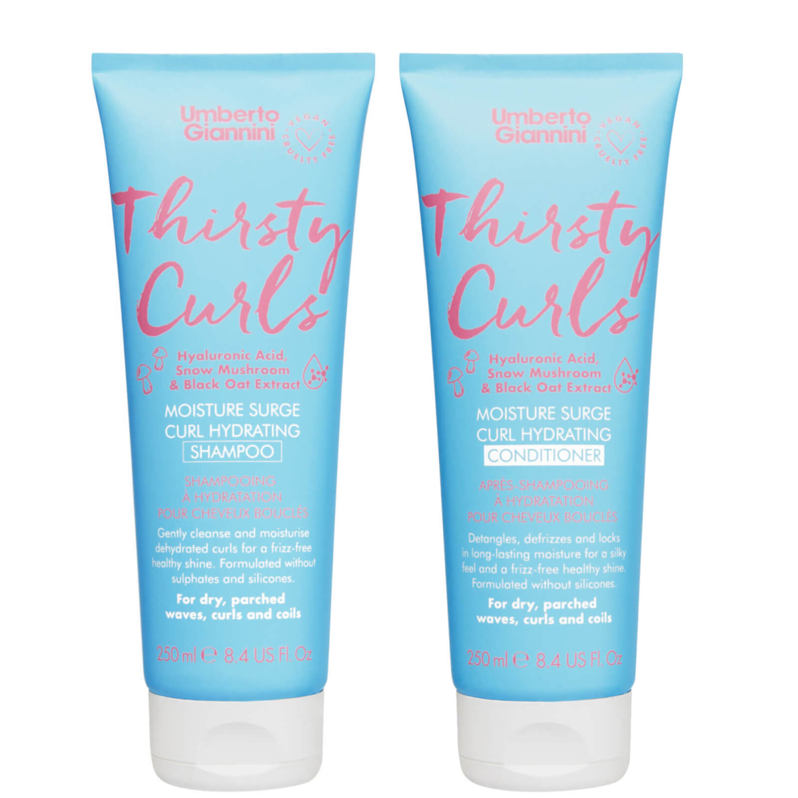 Umberto Giannini Thirsty Curls Shampoo and Conditioner Duo von Umberto Giannini