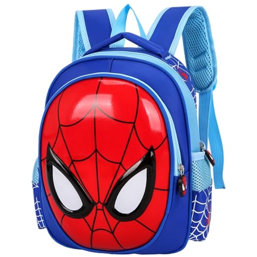 Umbrean Blau Kinderrucksäcke Spider für Kindergarten Kinder unter 6| 30x23x10cm von Umbrean