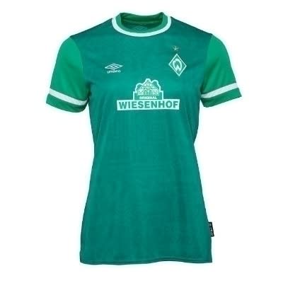 UMBRO SV Werder Bremen Trikot Home 2021/2022 Damen grün/weiß, M von UMBRO