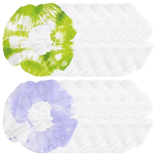 Umibow Weiße Haargummis für Batikpartys, elastische weiße Haargummis, Pferdeschwanz-Halter, Baumwolle, Haargummis, Haarschmuck für Damen, 12 Stück Umibow Weiße Haargummis für Batikpartys, elastische weiße Haargummis, Pferdeschwanz-Halter, Baumwolle, Haargummis, Haarschmuck für Damen, 12 Stück von Umibow