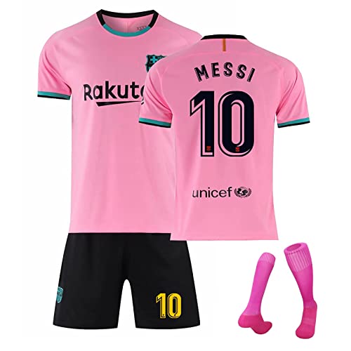 Barcelona Trikot 23/24 Fussball Trikot Kinder Set Fußball Trikot Set Hause/Auswärts Fußballtrikot Fussball Trainingsanzug Sportshirt Herren/Junge Football Training Tshirts Shorts und Socken Anzug von Umiquansome