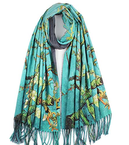 Umjetnost Weicher Schal mit Kaschmir-Gefühl für Damen, Winter, warm, groß, Monet Van Gogh, Kunstdruck, c10, Einheitsgröße Umjetnost Weicher Schal mit Kaschmir-Gefühl für Damen, Winter, warm, groß, Monet Van Gogh, Kunstdruck, c10, Einheitsgröße von Umjetnost
