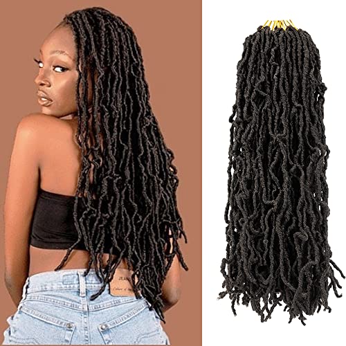 Umylar 18 Inch Faux Locs Crochet Hair Soft Locs Crochet Hair 7 Packs Pre Looped Faux Locs Crochet Hair For Black Women Synthetic Hair Extension(18 Inch,4#) von Umylar