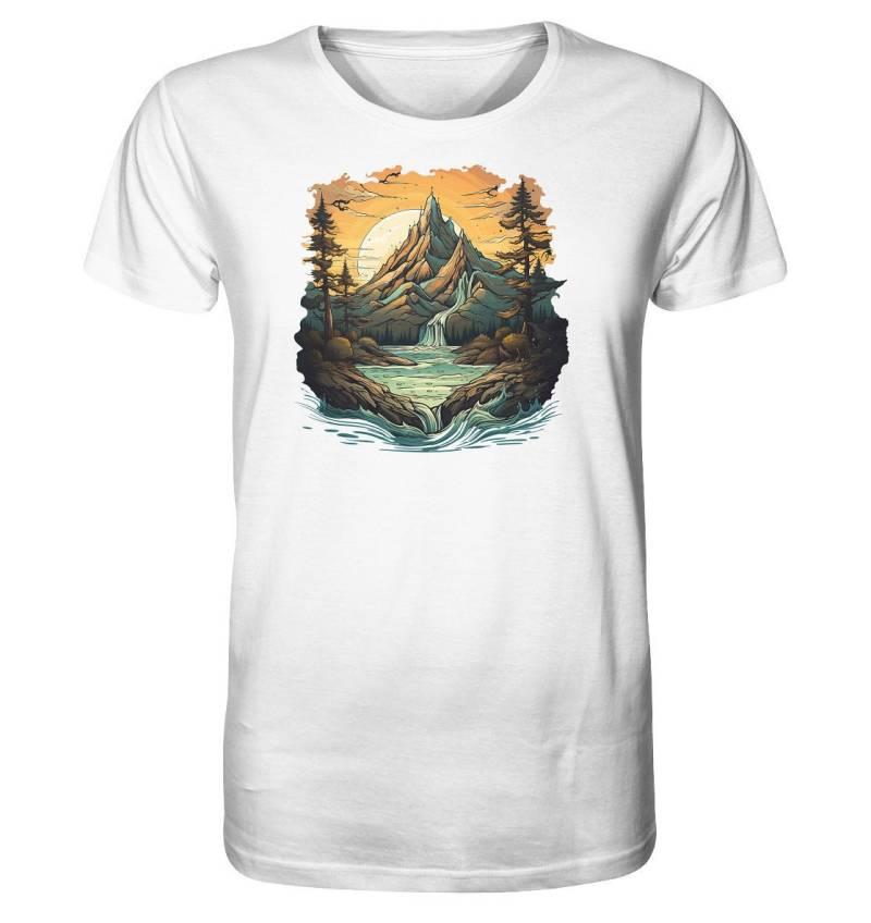 Bergpanorama Natur T Shirt | Atemberaubendes Landschafts Outdoor Geschenk Naturliebhaber Traum Bergpanorama Natur T Shirt | Atemberaubendes Landschafts Outdoor Geschenk Naturliebhaber Traum von UnSheeep