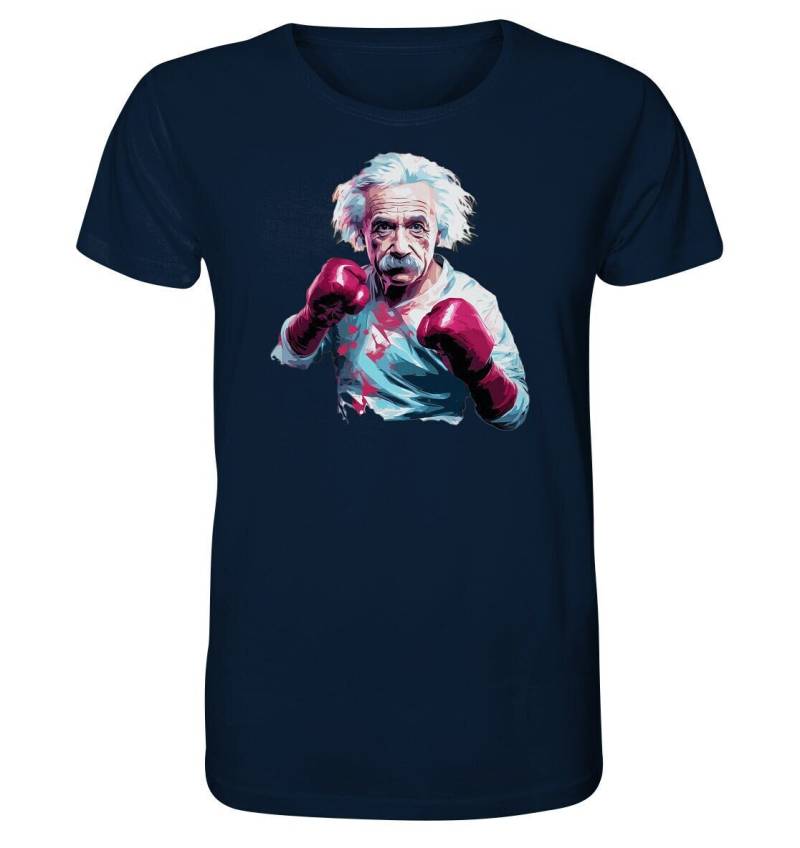 Kampfbereiter Einstein T Shirt | Herausforderndes Kampfgeist Wissenschaft Geschenk Denker Faust von UnSheeep